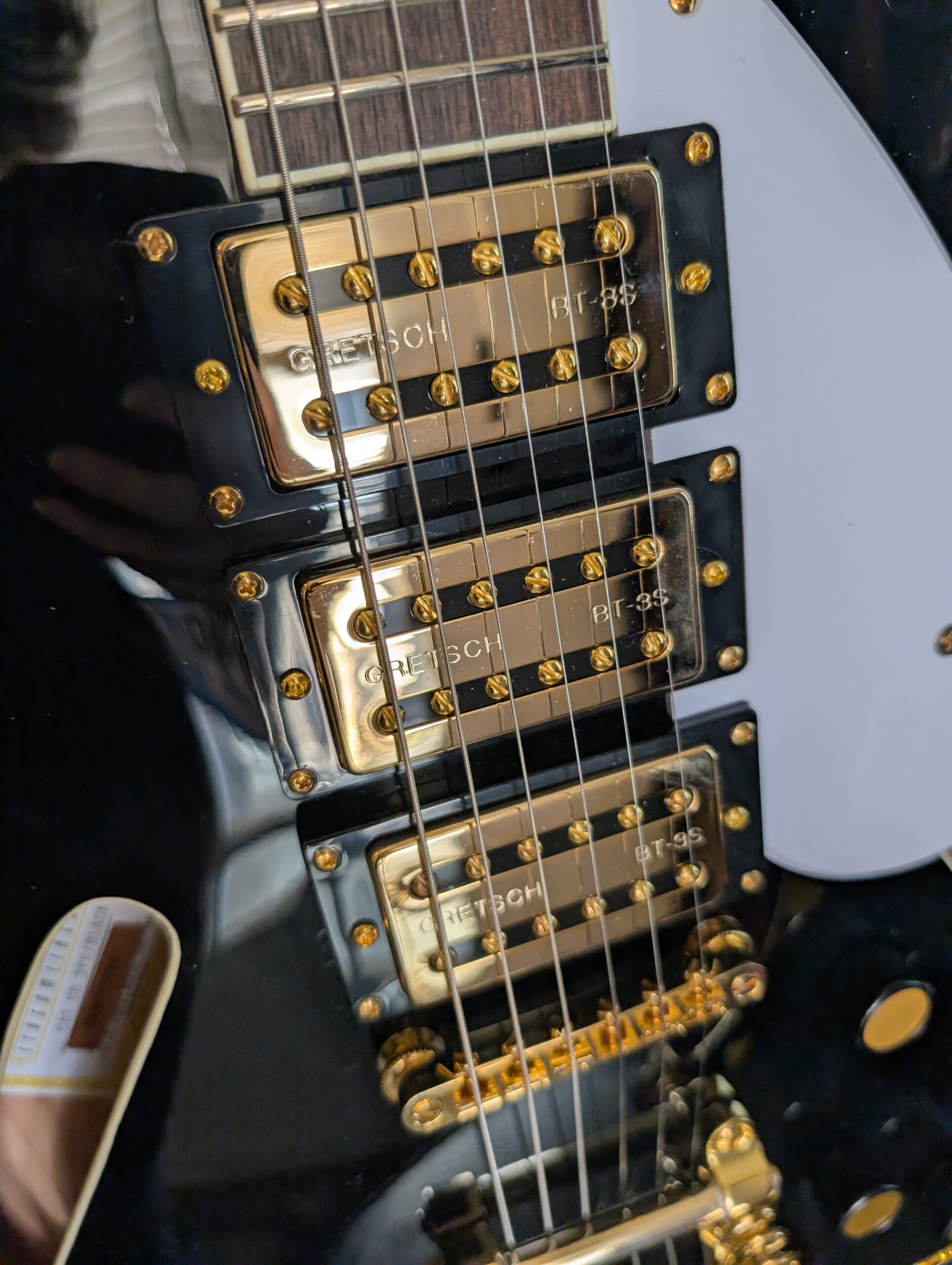 Gretsch Guitars G2627T Streamliner Center Block 3-Pickup Cateye With Bigsby Electric Guitar Black - Image 5
