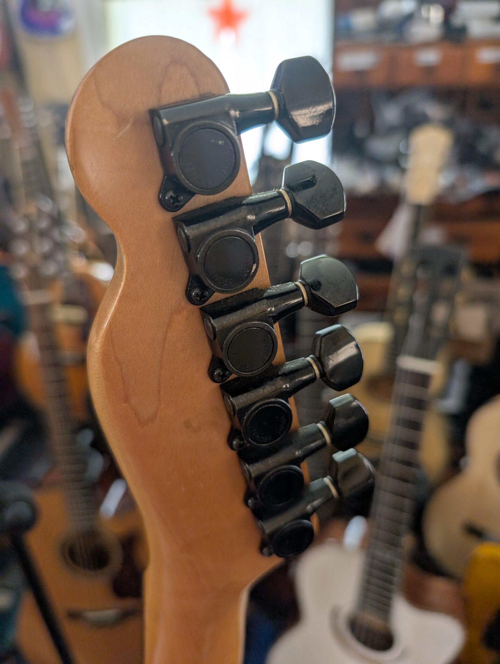 Fender MIJ Contemporary Telecaster Silver Solid Body Electric Guitar Silver 1980s - Image 14