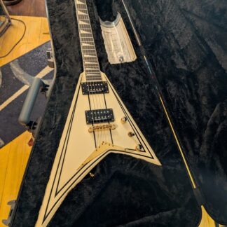 Jackson Pro Rhoads RRT-3 Ivory With Black Pin Stripes