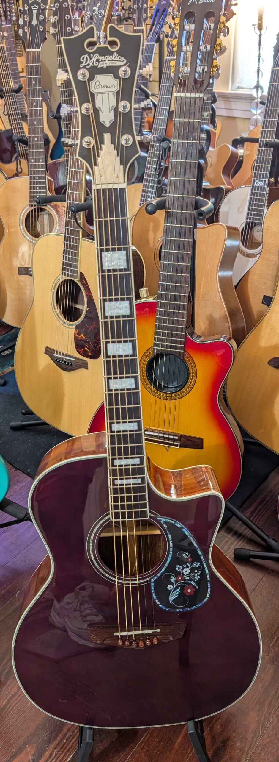 D'Angelico Premier Gramercy Acoustic Electric Concert Guitar