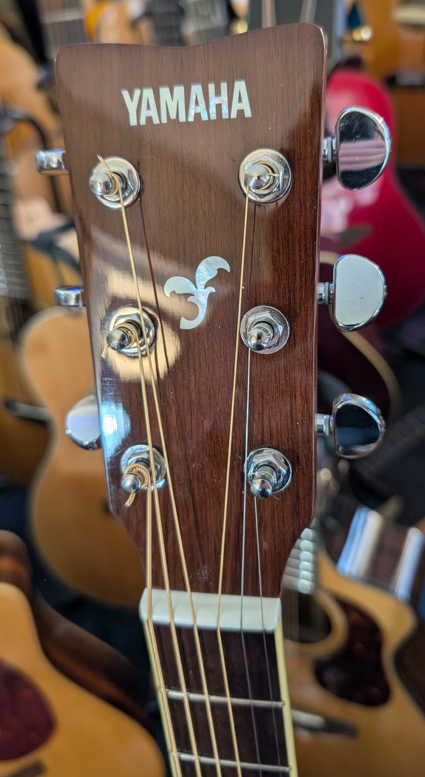 Yamaha FS-TA TransAcoustic Concert Acoustic-electric Guitar - Vintage Tint - Image 7