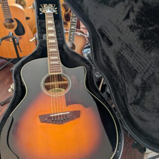 D'Angelico Premier Gramercy CS Acoustic-Electric Guitar-Vintage Sunburst