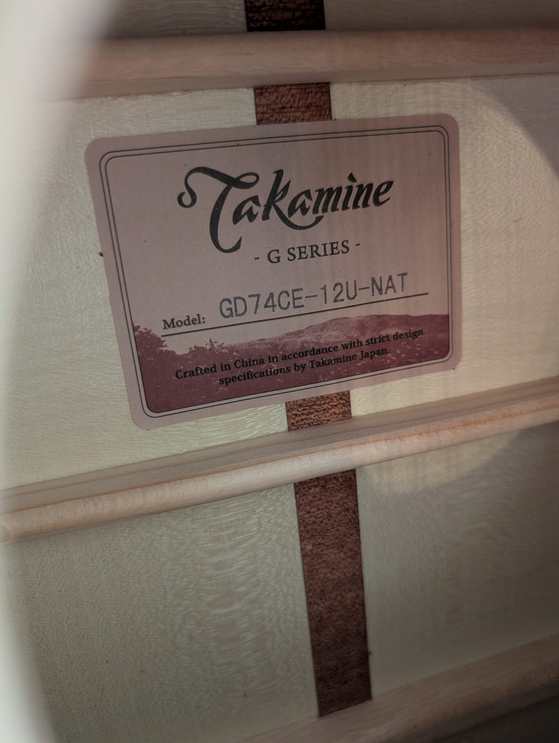 Takamine GD74CE Unison 12-string Acoustic-Electric Guitar - Image 4