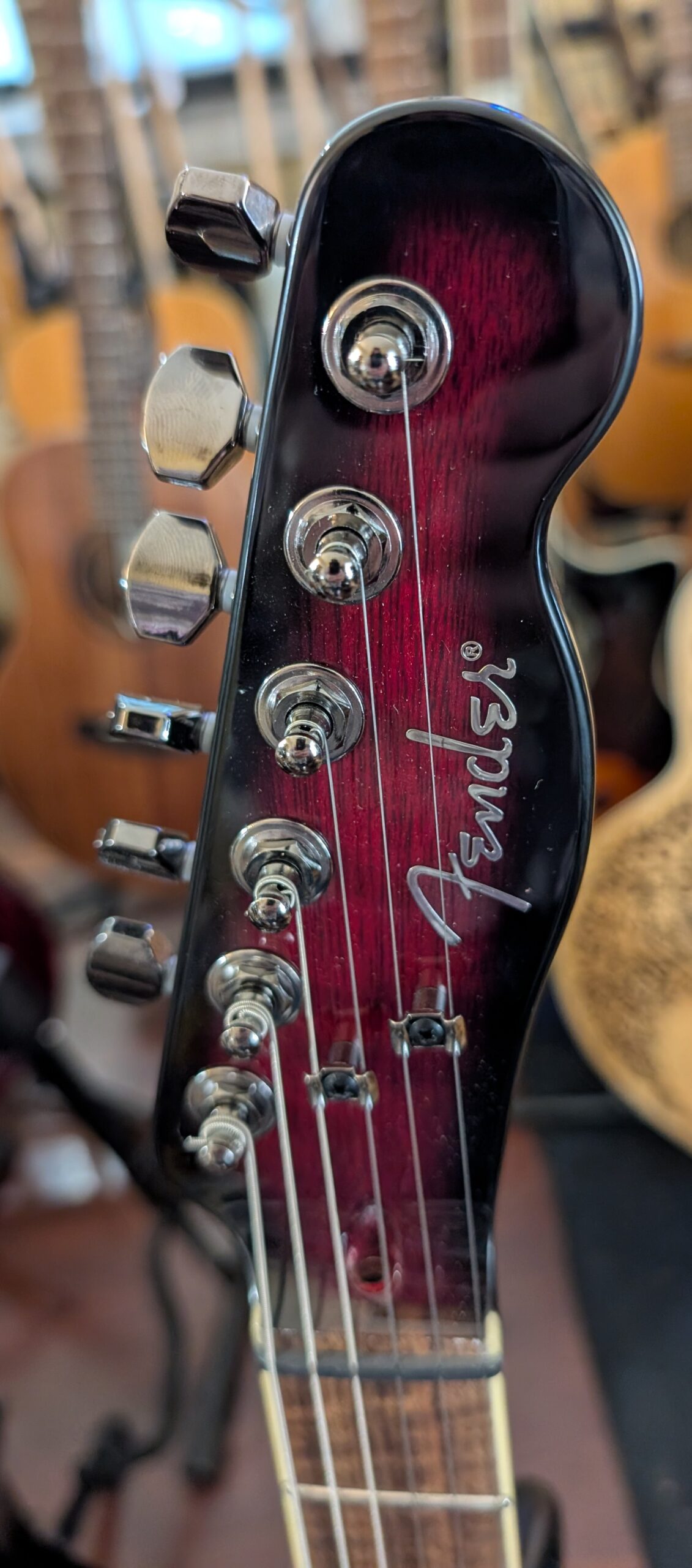 Fender Special Edition Custom Telecaster FMT HH - Black Cherry Burst - Image 2