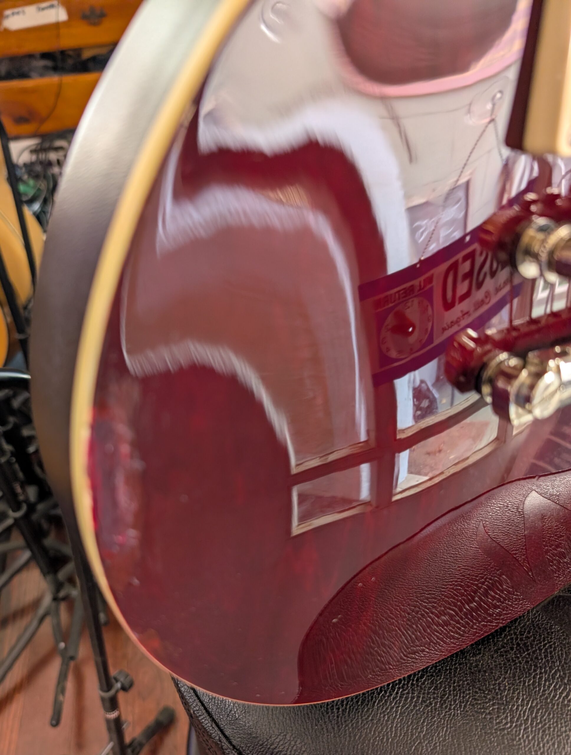 Epiphone Traditional Pro Les Paul Wine Red Color Electric Guitar 2017 - Image 8