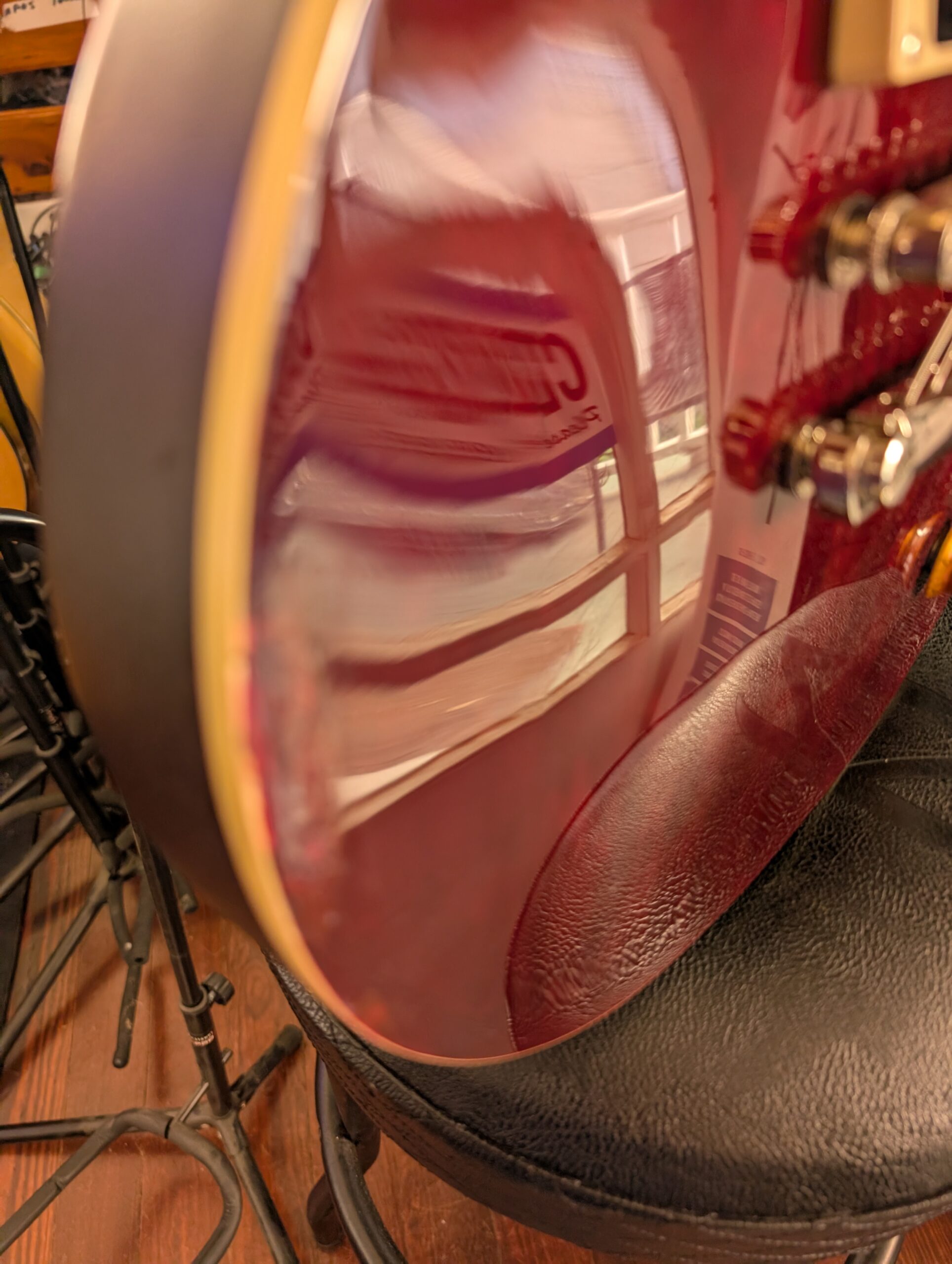 Epiphone Traditional Pro Les Paul Wine Red Color Electric Guitar 2017 - Image 9