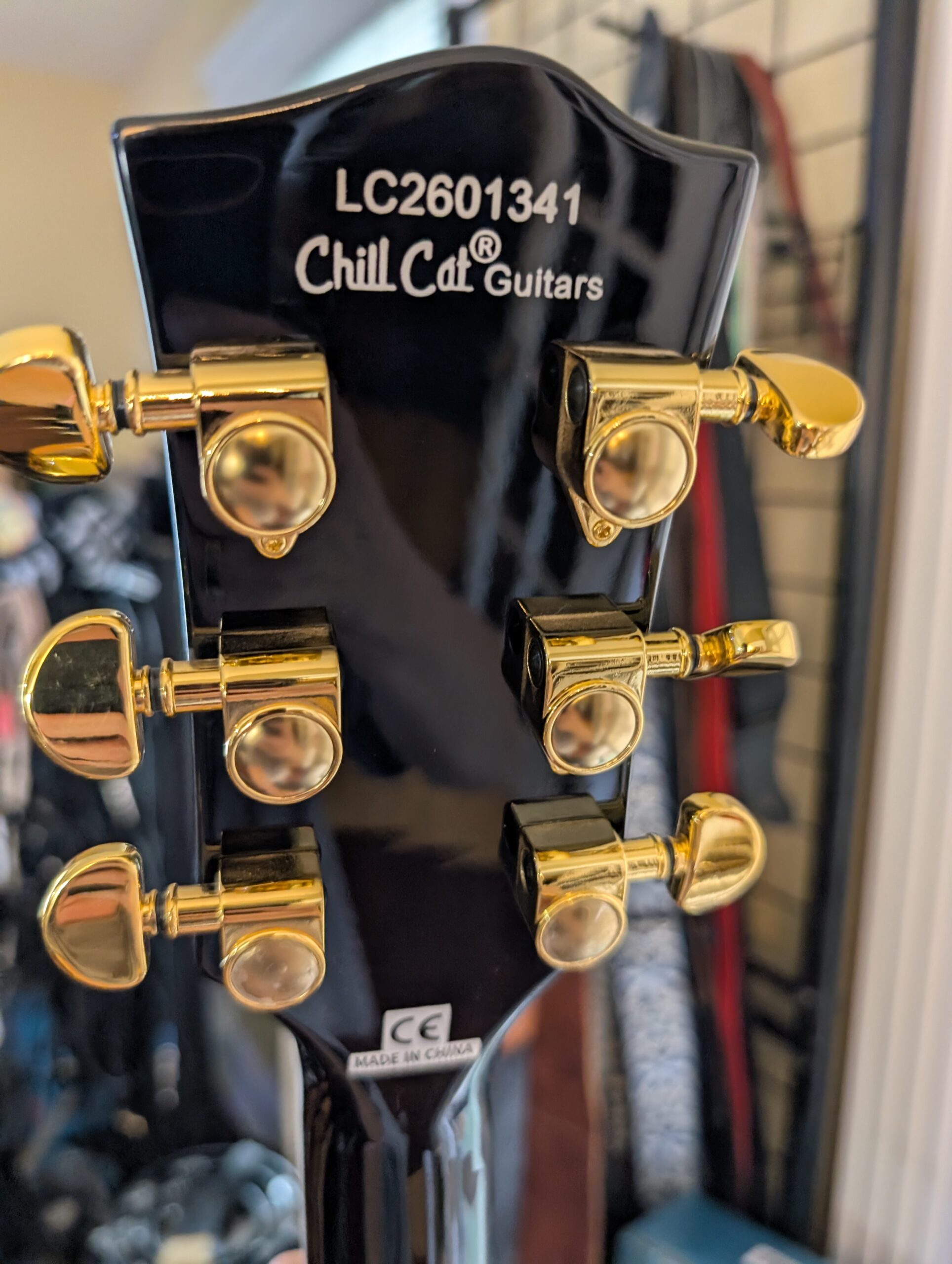 Chill Cat Limited Custom F-Holes Cobra Burst Electric Guitar - Image 6