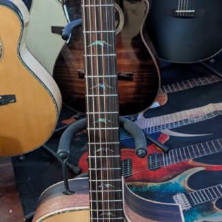 Bromo BAR 5CE All-Solid Sitka Spruce & Amara Ebony Acoustic-Electric Guitar – Fishman Sonitone