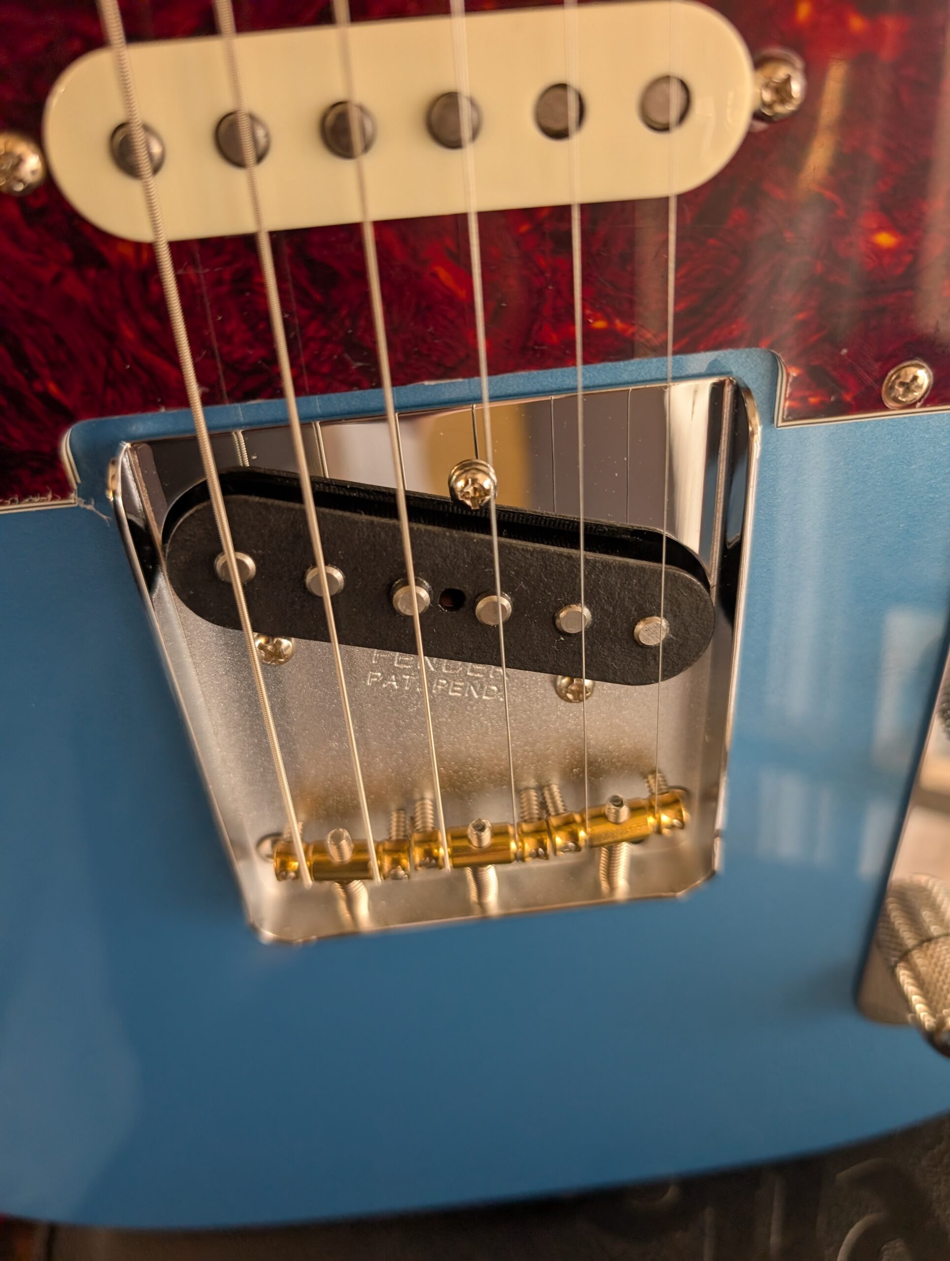 Fender American Professional Classic Hotshot Telecaster Electric Guitar - Faded Lake Placid Blue - Image 4
