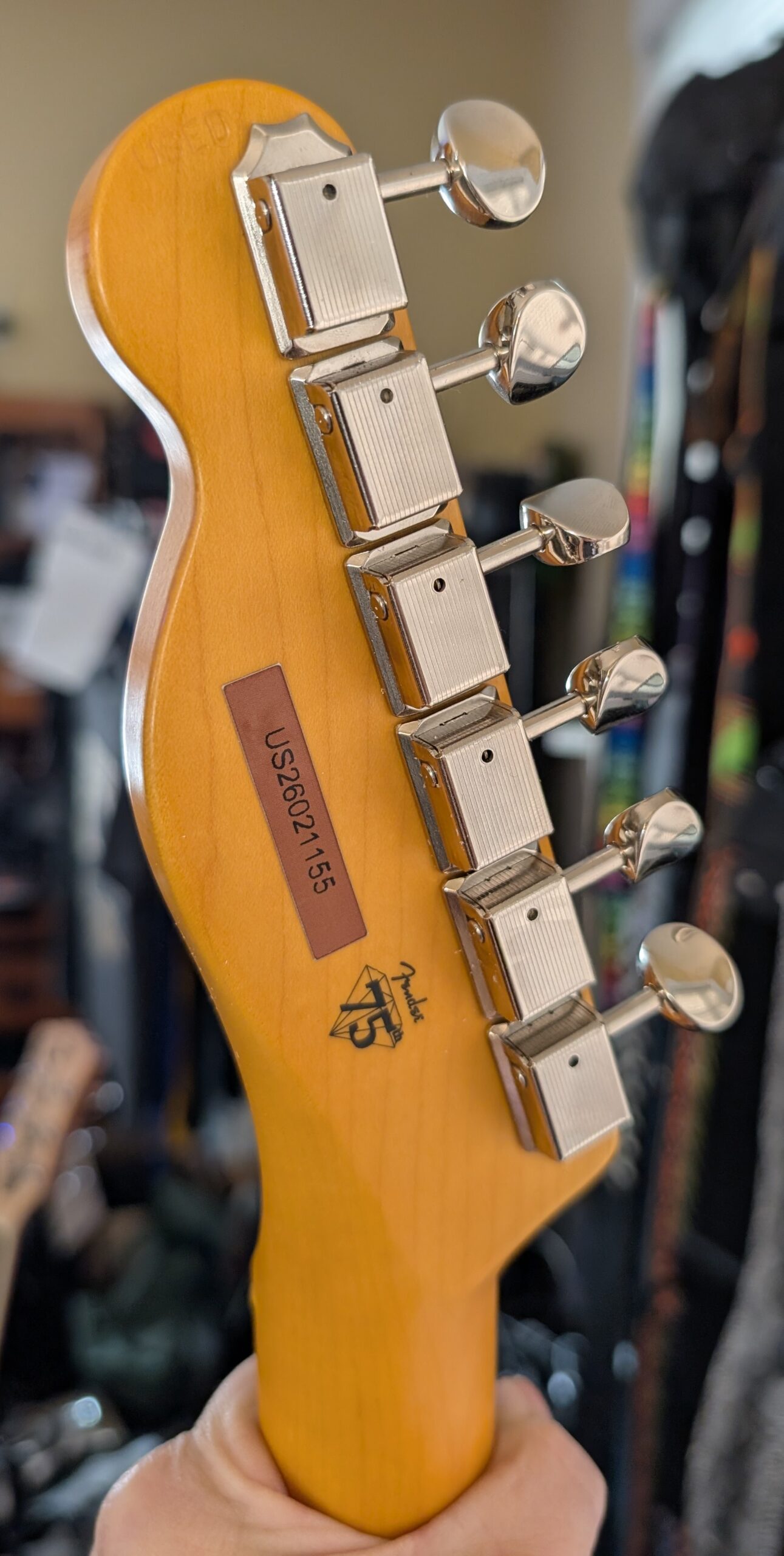 Fender American Professional Classic Hotshot Telecaster Electric Guitar - Faded Lake Placid Blue - Image 6
