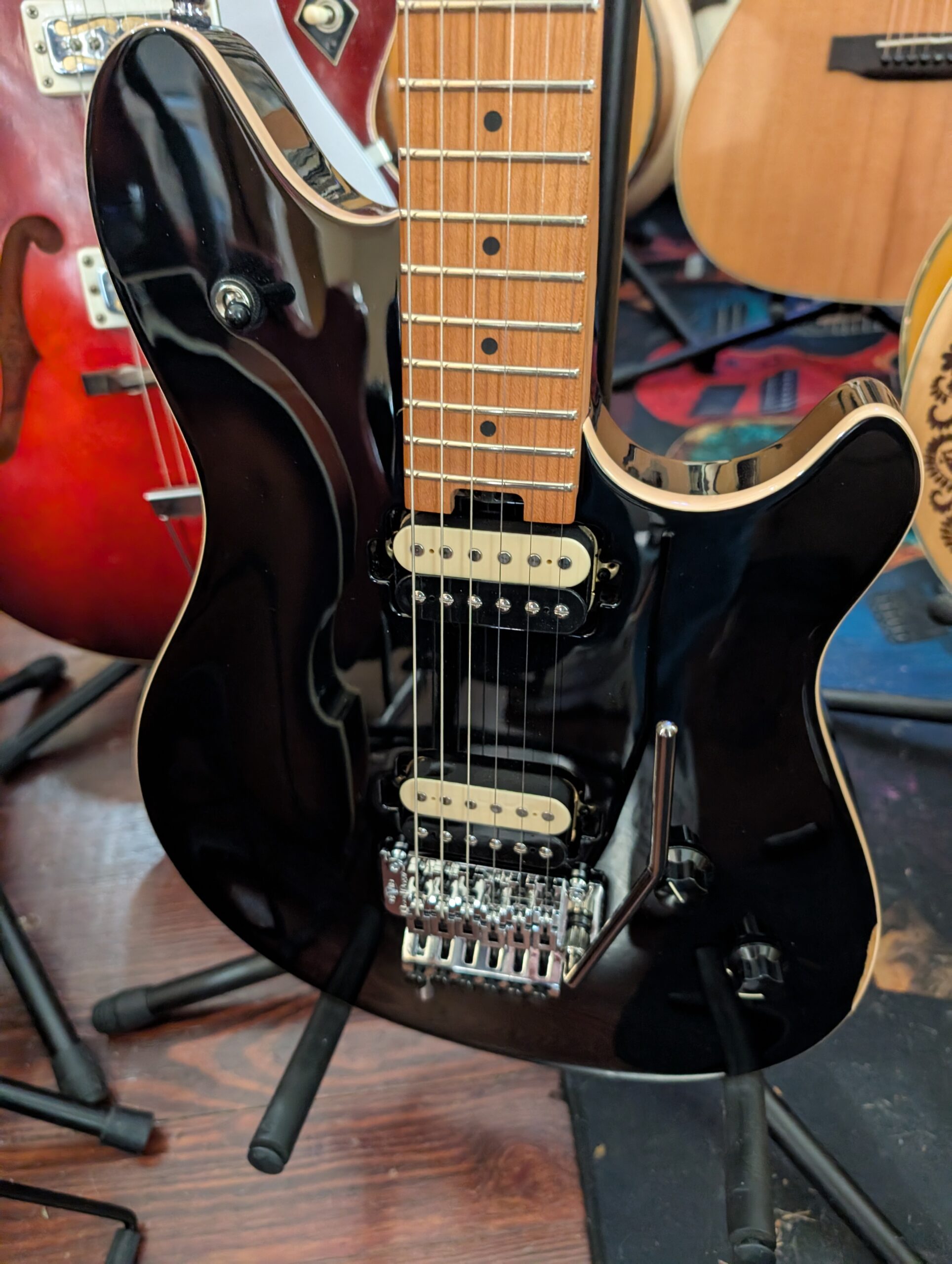 EVH Wolfgang Special Electric Guitar Black Gloss - Blemished - Image 3